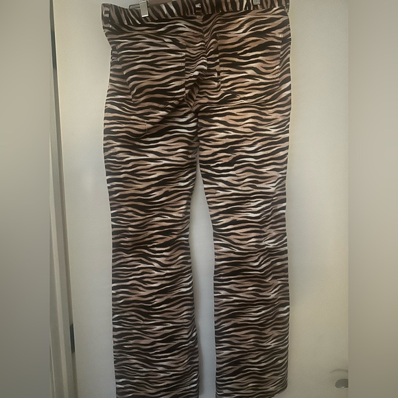 Monki Wild Stripe Trousers - Picture 2 of 5